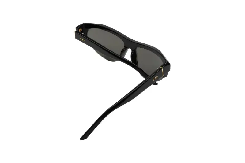 Unisex IZ8 ORA BLACK Occhiali da sole Acetato Nero Nero Cat Eye Normale miniatura 3