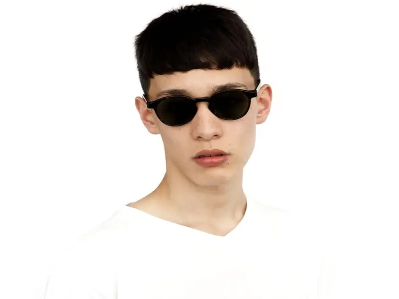 Retrosuperfuture Unisex J02 The Warhol 3627 Green Occhiali da sole Acetato Havana Verde Rotonda Normale miniatura 3