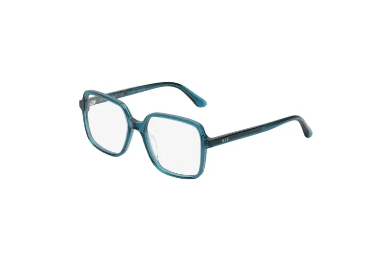 Unisex KGM NUMERO 149 TEAL Montature da vista Acetato Blu Squadrata