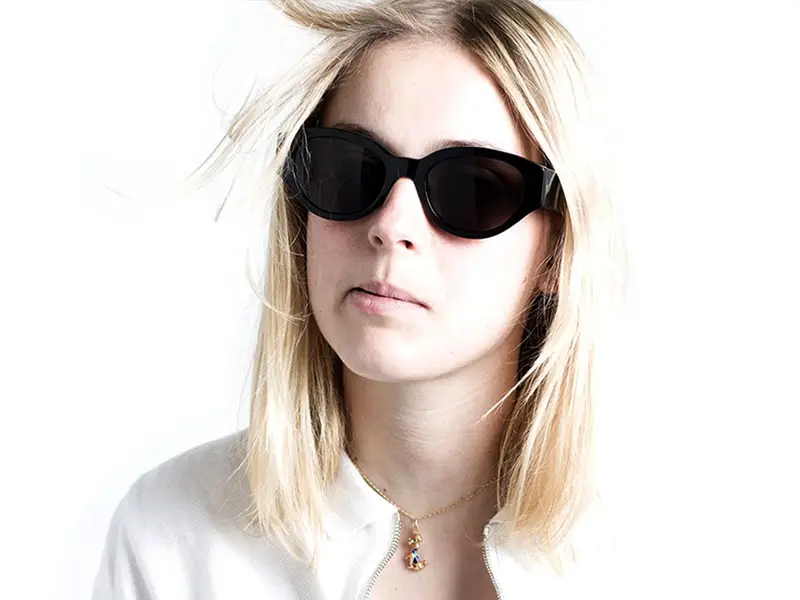 Retrosuperfuture Unisex L3I Drew Mama Black Occhiali da sole Acetato Nero Nero Rotonda Normale miniatura 2