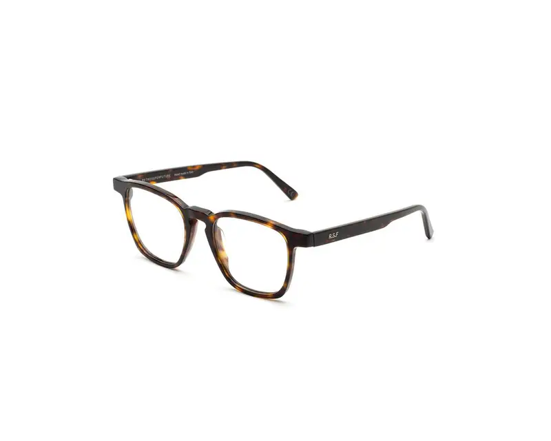 Retrosuperfuture Unisex L7N Unico Optical 3627 Montature da vista Acetato Havana  Squadrata