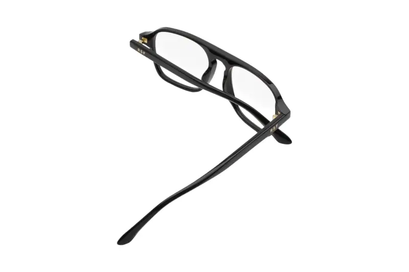 Unisex LBK NUMERO 142 NERO Montature da vista Acetato Nero Squadrata miniatura 3