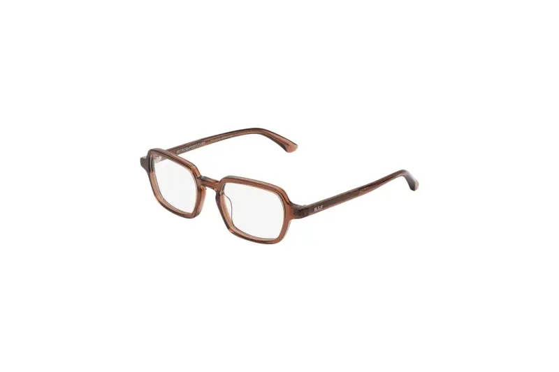 Unisex LCN NUMERO 141 MARRONE Montature da vista Acetato Marrone Squadrata