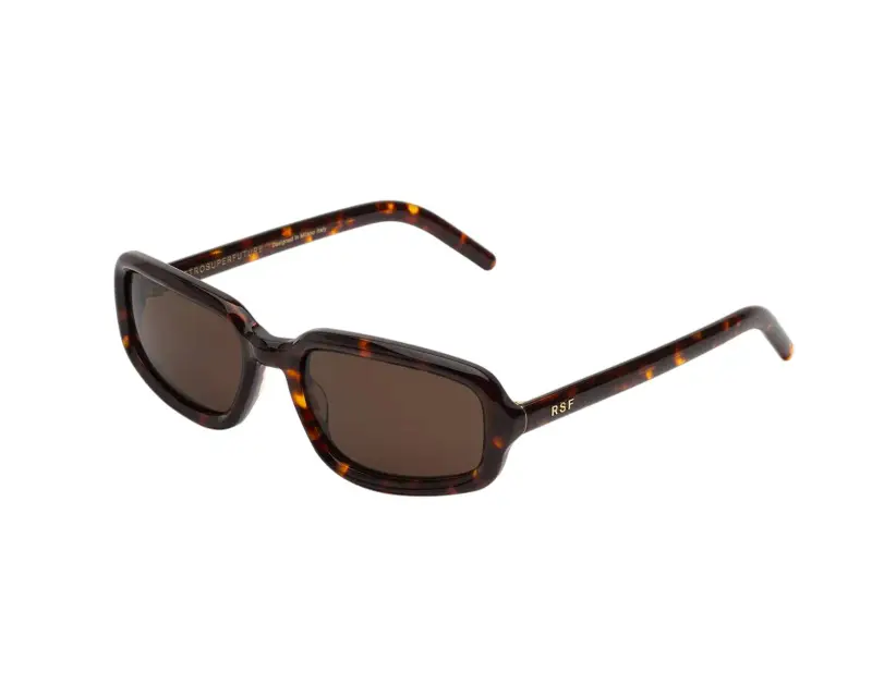 Unisex MCW TROLL BURNT HAVANA Occhiali da sole Acetato Havana Marrone Squadrata Normale