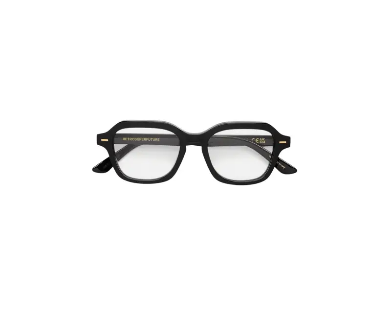 Retrosuperfuture Unisex MSS Numero 130 Nero Montature da vista Acetato Nero Squadrata miniatura 2