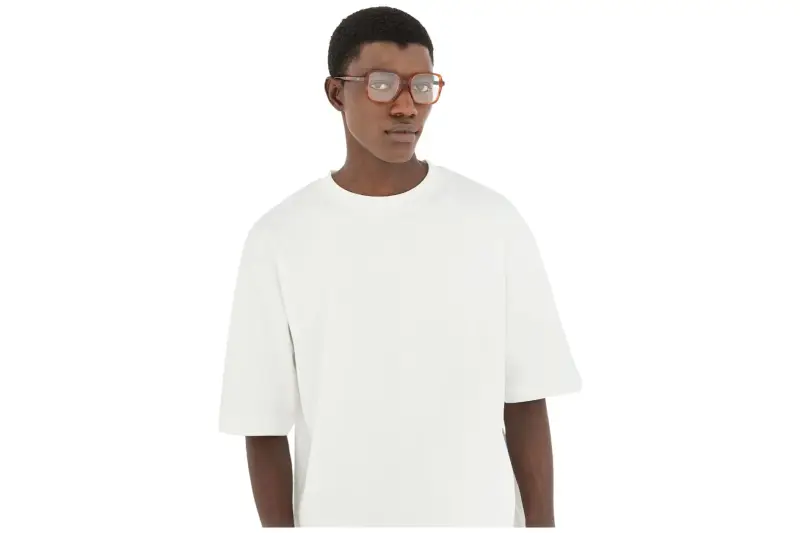 Unisex N8H NUMERO 149 TABACCO Montature da vista Acetato Havana Squadrata miniatura 3