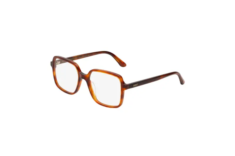 Unisex N8H NUMERO 149 TABACCO Montature da vista Acetato Havana Squadrata