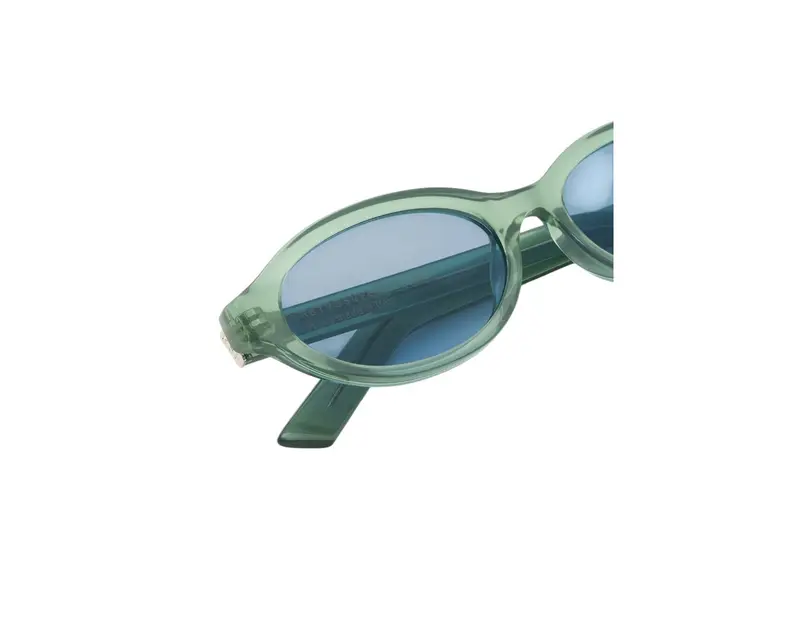 Retrosuperfuture Unisex OS4 Parola Sage Occhiali da sole Acetato Verde Azzurro Geometrica Normale miniatura 2
