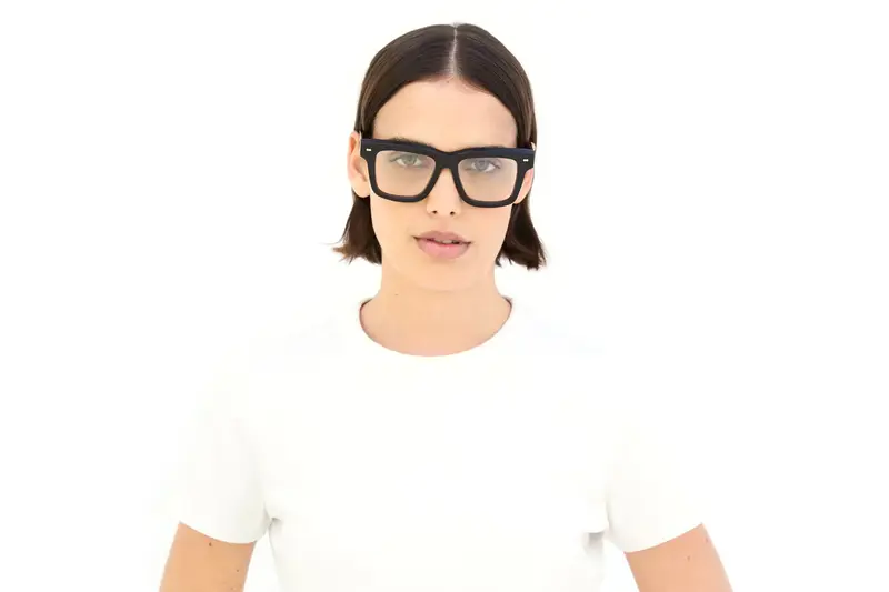 Retrosuperfuture Unisex P7I Numero 116 Nero Montature da vista Acetato Nero Squadrata miniatura 2