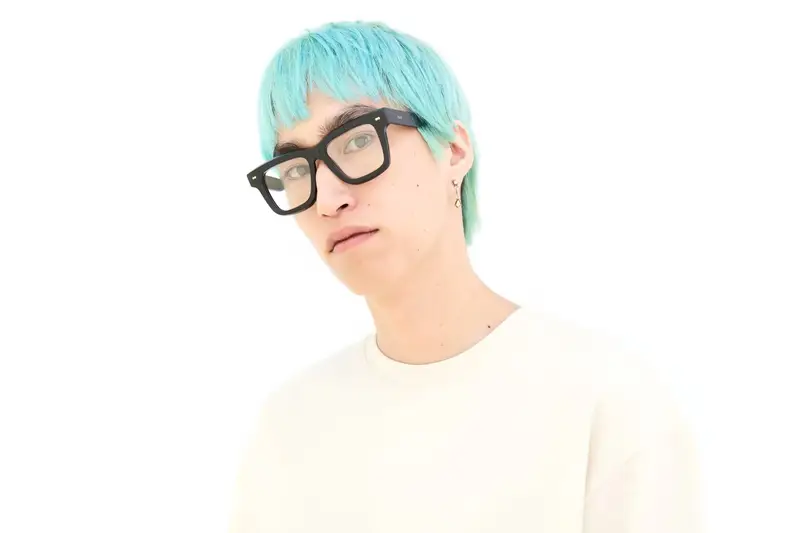 Retrosuperfuture Unisex P7I Numero 116 Nero Montature da vista Acetato Nero Squadrata miniatura 3