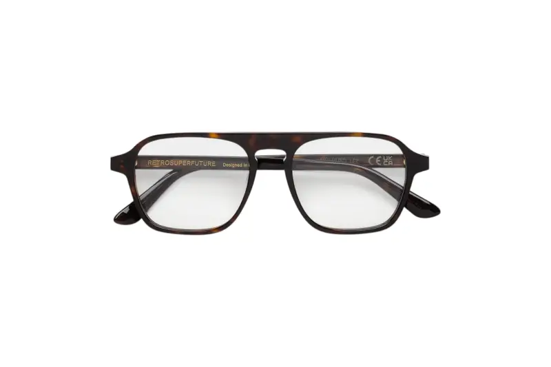 Unisex P8E NUMERO 142 HAVANA Montature da vista Acetato Havana Squadrata miniatura 2
