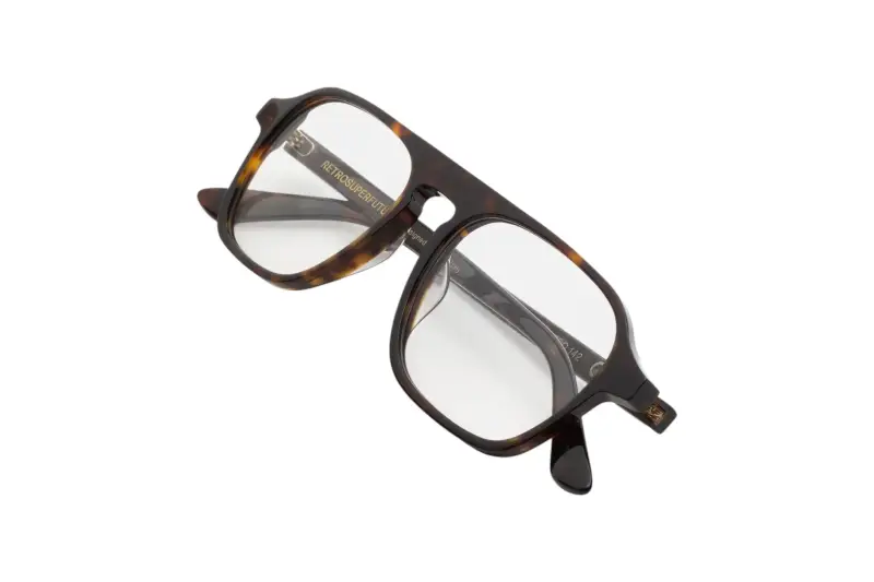 Unisex P8E NUMERO 142 HAVANA Montature da vista Acetato Havana Squadrata miniatura 3