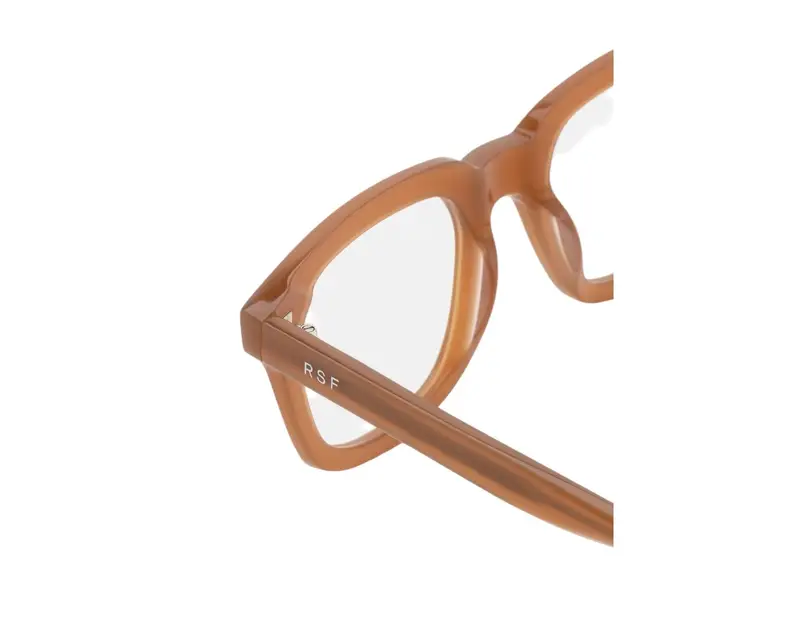 Retrosuperfuture Unisex PJQ Numero 132 Cola Montature da vista Acetato Marrone Squadrata miniatura 2