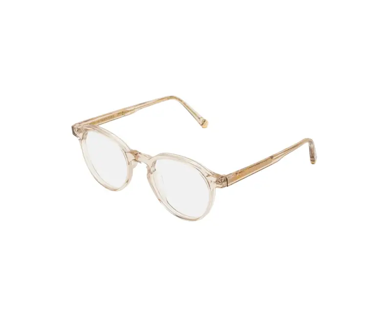 Retrosuperfuture Unisex QM4 The Warhol Optical Resin Montature da vista Acetato Beige  Rotonda