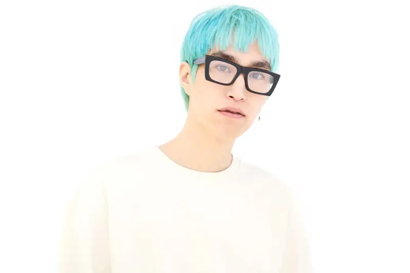 Retrosuperfuture Unisex R2N Numero 117 Nero Montature da vista Acetato Nero Squadrata miniatura 2