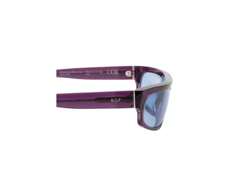 Retrosuperfuture Unisex RD6 Zam Viola Occhiali da sole Acetato Viola Azzurro Squadrata Normale miniatura 2