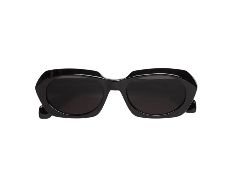 Unisex Retrosuperfuture 4RP EPOCA BLACK Occhiali da sole Acetato Nero Nero Geometrica Normale miniatura 2