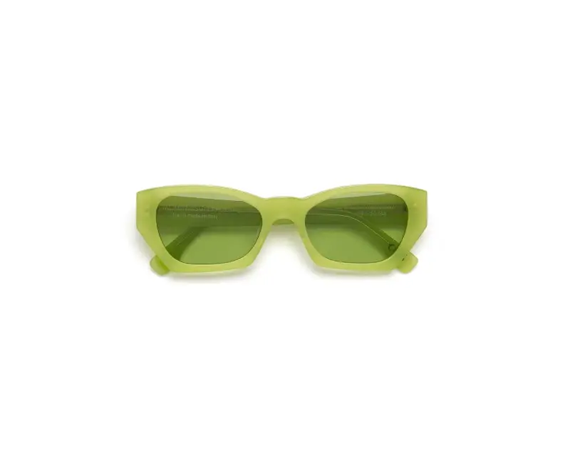 Unisex Retrosuperfuture 8WU AMATA ESTATE MENTA Occhiali da sole Acetato Verde Verde Squadrata miniatura 2