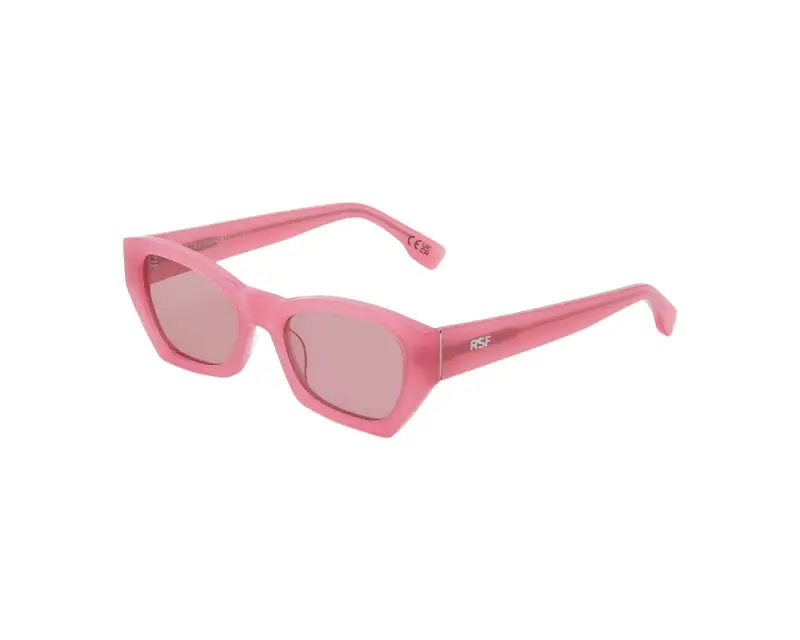 Unisex Retrosuperfuture A98 AMATA ESTATE FRAGOLA Occhiali da sole Acetato Rosa Rosa Squadrata