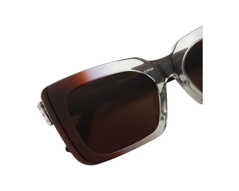 Unisex Retrosuperfuture DRW SENTA SIDE FADE Occhiali da sole Acetato Marrone Marrone Squadrata Normale miniatura 3