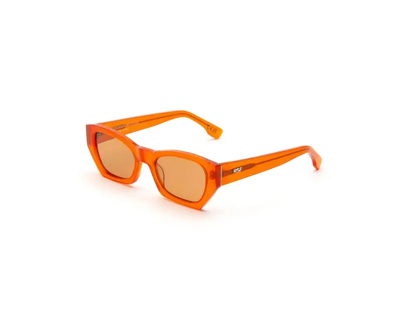 Unisex Retrosuperfuture GCJ AMATA ESTATE MANDARINO Occhiali da sole Acetato Arancione Arancione Squadrata