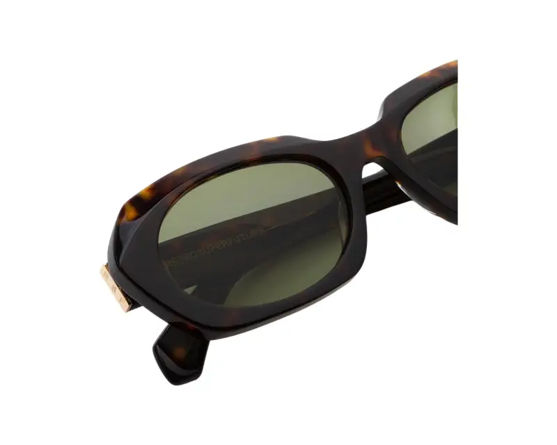Unisex Retrosuperfuture HZV EPOCA 3627 Occhiali da sole Acetato Havana Verde Geometrica Normale miniatura 3