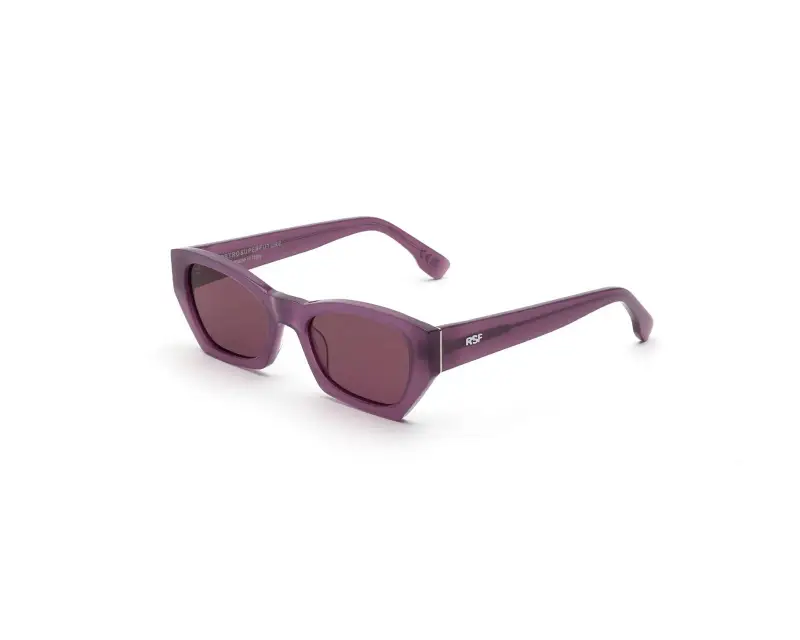 Unisex Retrosuperfuture K8X AMATA ESTATE MIRTILLO Occhiali da sole Acetato Viola Viola Squadrata
