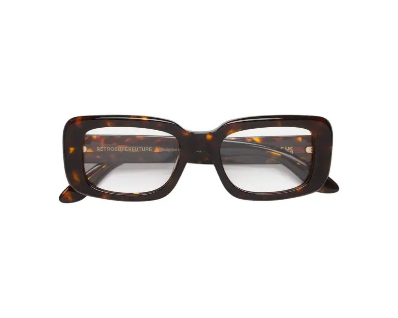 Unisex Retrosuperfuture M3F NUMERO 148 BURNT Montature da vista Acetato Havana Squadrata miniatura 2