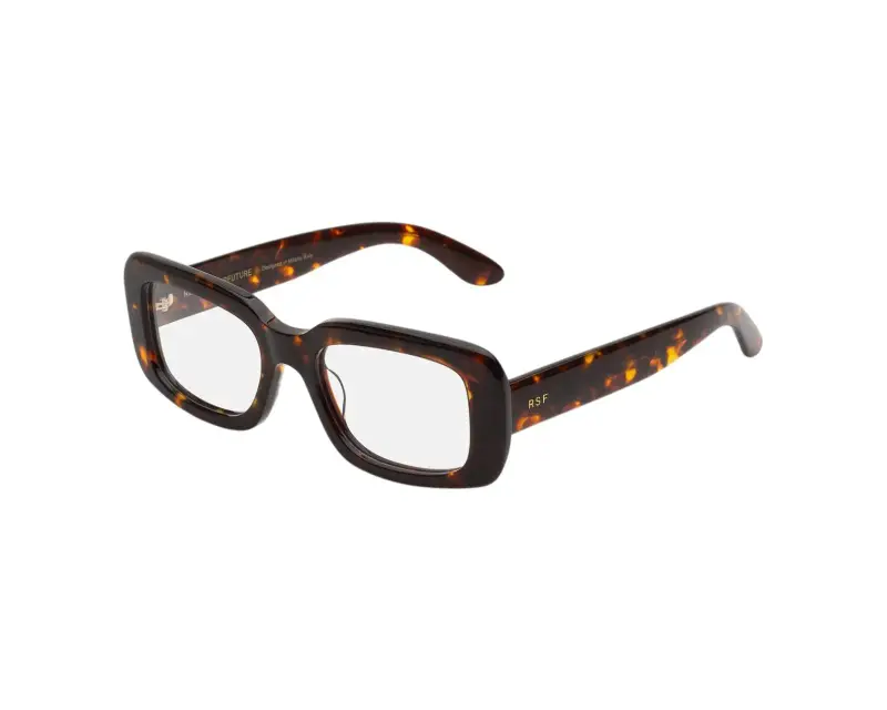 Unisex Retrosuperfuture M3F NUMERO 148 BURNT Montature da vista Acetato Havana Squadrata