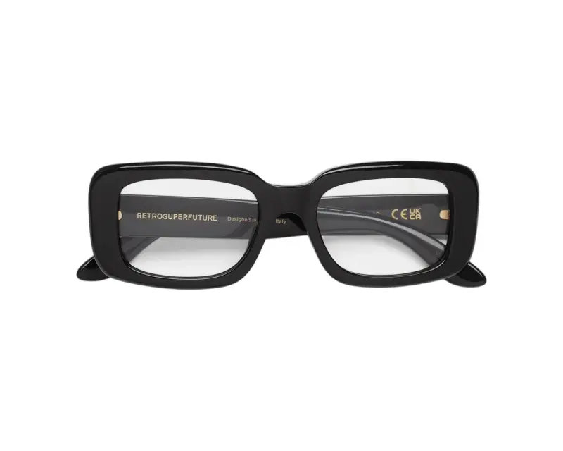 Unisex Retrosuperfuture MNM NUMERO 148 NERO Montature da vista Acetato Nero Squadrata miniatura 2