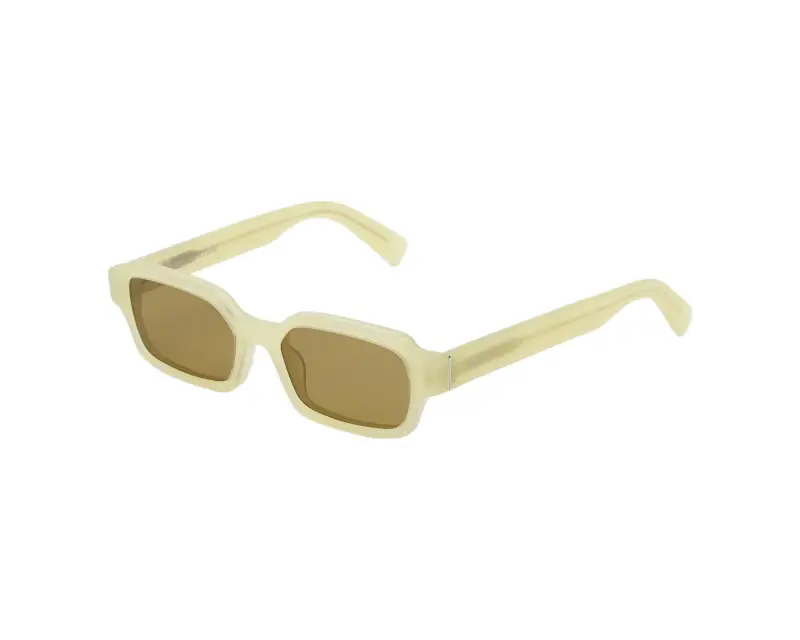 Unisex Retrosuperfuture NVA CARINO CANARINO Occhiali da sole Acetato Giallo Marrone Squadrata Normale