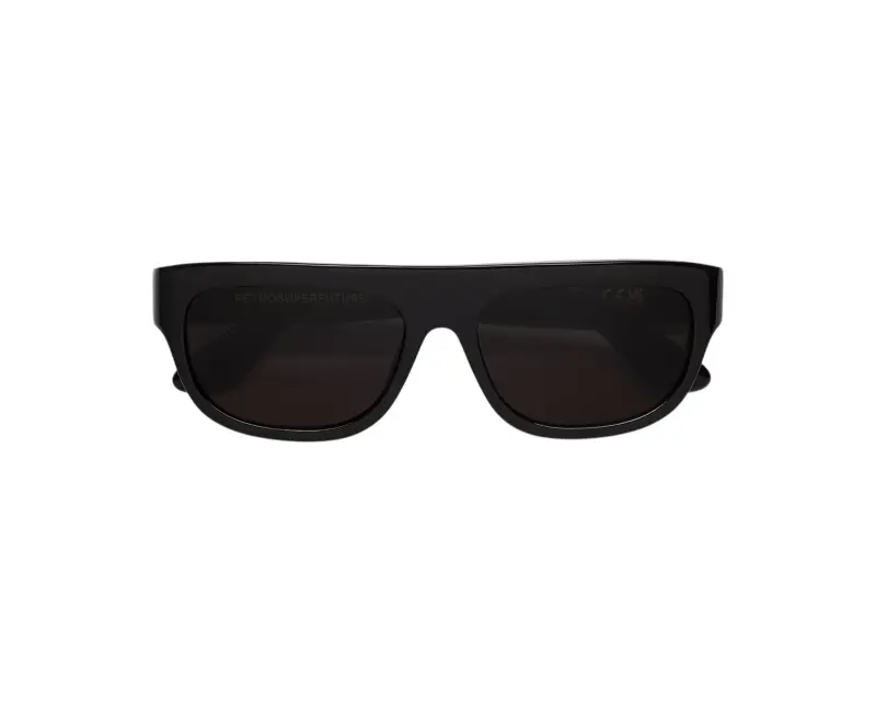 Unisex Retrosuperfuture P7D SERIOSO BLACK Occhiali da sole Acetato Nero Nero Geometrica Normale miniatura 2