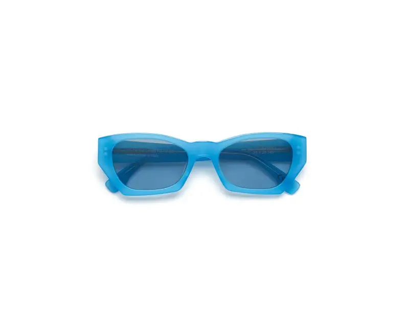 Unisex Retrosuperfuture QV3 AMATA ESTATE ANICE Occhiali da sole Acetato Azzurro Azzurro Squadrata miniatura 2