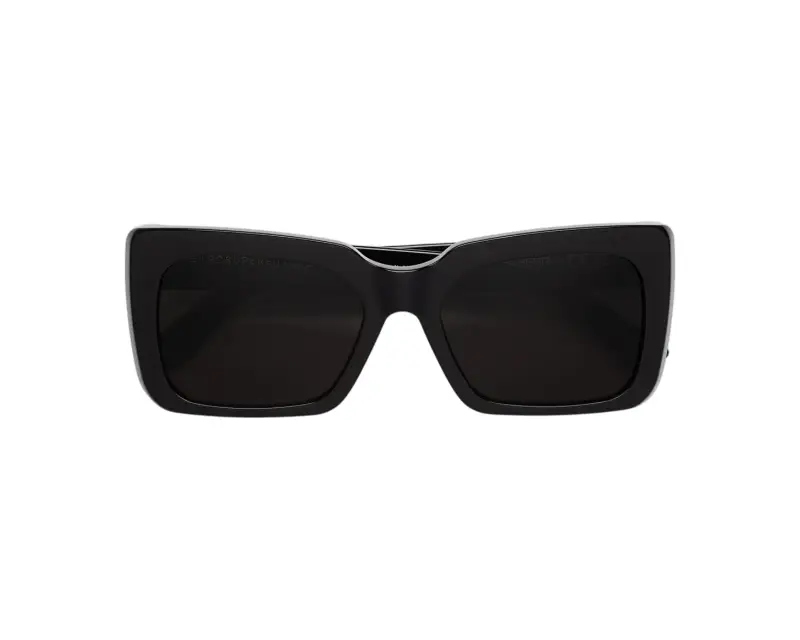 Unisex Retrosuperfuture ZGM SENTA BLACK Occhiali da sole Acetato Nero Nero Squadrata Normale miniatura 2