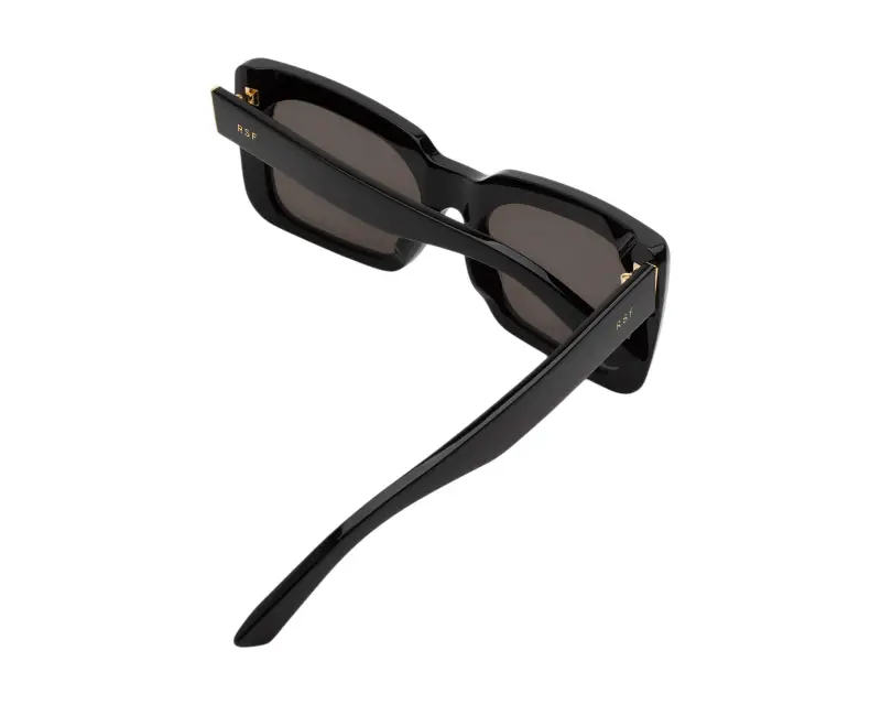 Unisex Retrosuperfuture ZGM SENTA BLACK Occhiali da sole Acetato Nero Nero Squadrata Normale miniatura 3