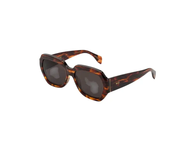 Retrosuperfuture Unisex RWI Nala Havana Occhiali da sole Acetato Havana Nero Squadrata Normale