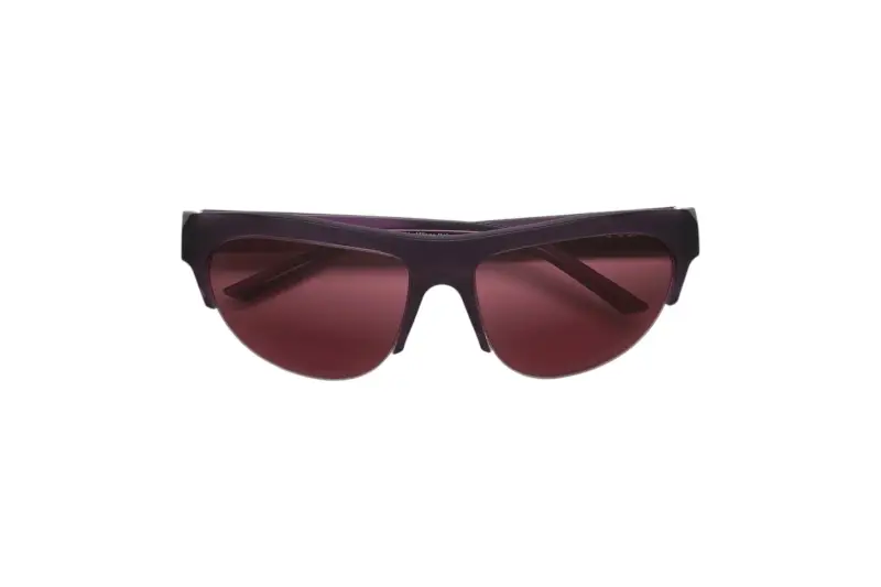 Unisex RYV ORA MELANZANA Occhiali da sole Acetato Viola Viola Cat Eye Normale miniatura 2