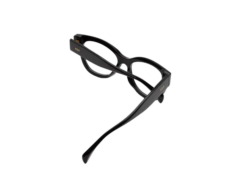 Retrosuperfuture Unisex S5X Numero 126 Nero Montature da vista Acetato Nero Squadrata miniatura 2