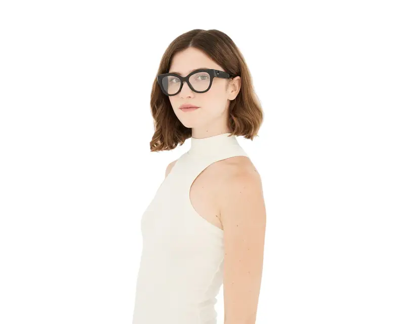 Retrosuperfuture Unisex S5X Numero 126 Nero Montature da vista Acetato Nero Squadrata miniatura 3