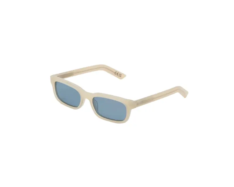 Retrosuperfuture Unisex SWV Gesto Crema Occhiali da sole Acetato Crema  Azzurro Squadrata Normale