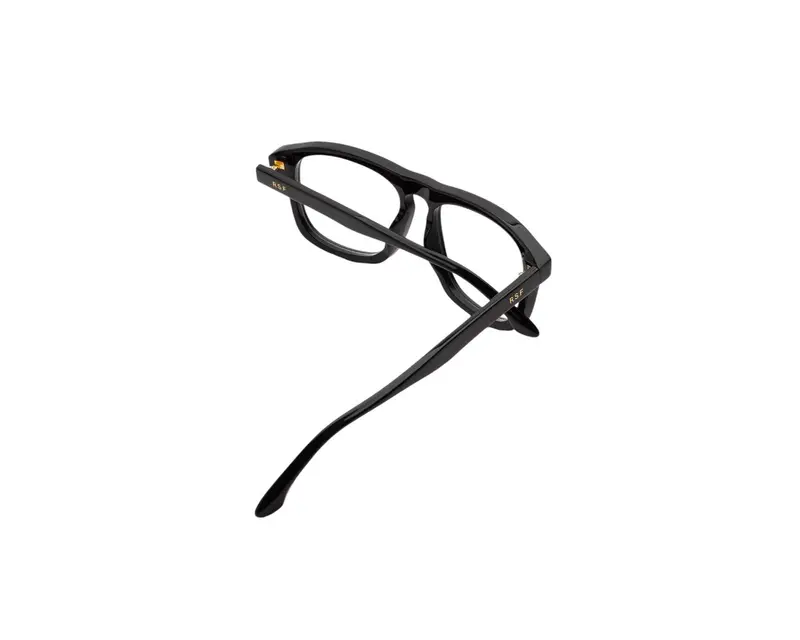 Retrosuperfuture Unisex TJ9 Numero 123 Nero Montature da vista Acetato Nero Squadrata miniatura 3