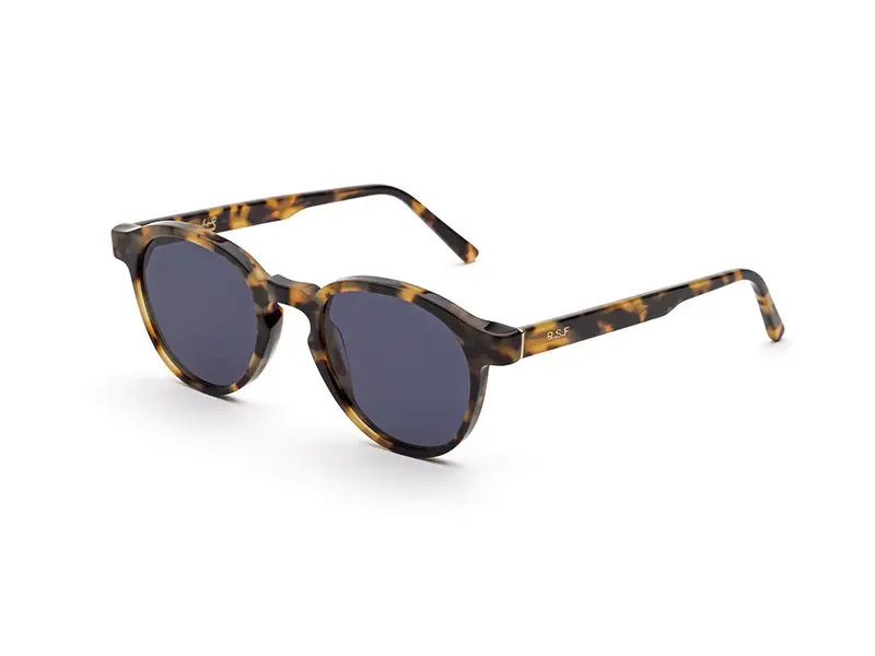 Retrosuperfuture Unisex TXR The Warhol Cheetah havana Occhiali da sole Plastica Havana Rotonda