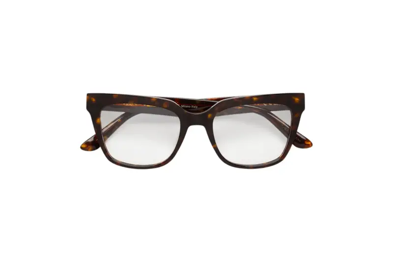 Unisex TY4 NUMERO 143 BURNT Montature da vista Acetato Havana Squadrata miniatura 2
