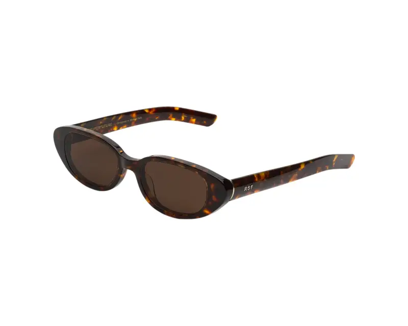 Unisex UBL VEGA BURNT HAVANA Occhiali da sole Acetato Havana Marrone Geometrica Normale
