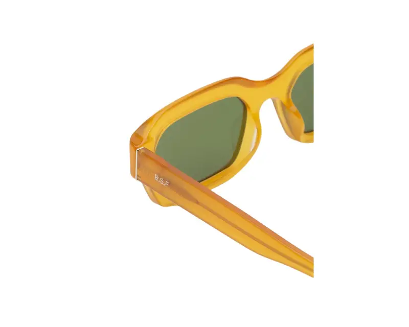 Retrosuperfuture Unisex VF0 Boletus Sereno Occhiali da sole Acetato Giallo Squadrata Normale miniatura 2