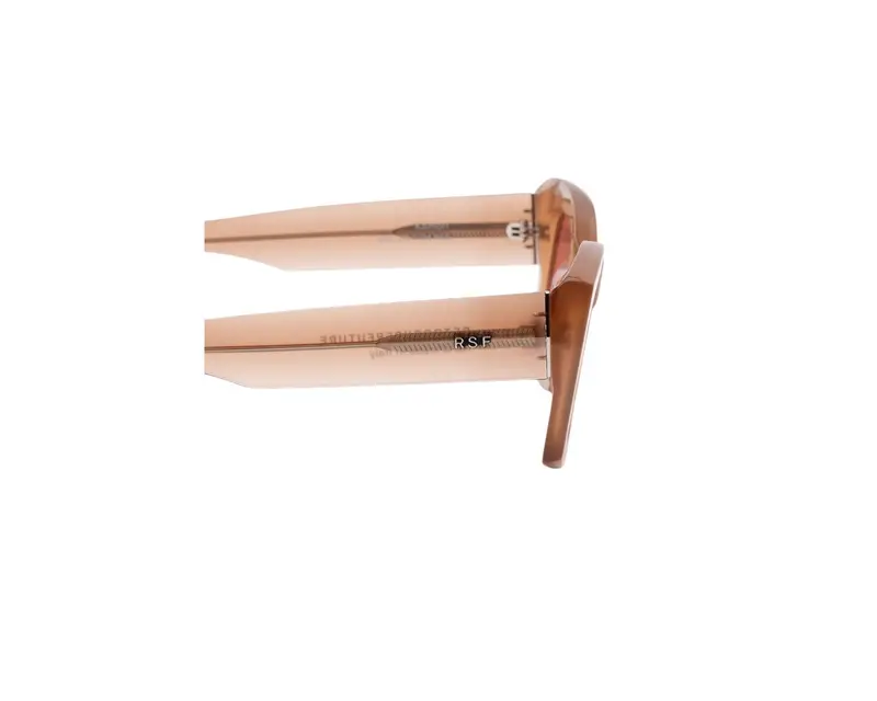 Retrosuperfuture Unisex VIS Komori Light brown Occhiali da sole Acetato Marrone Bordeaux Squadrata Normale miniatura 2