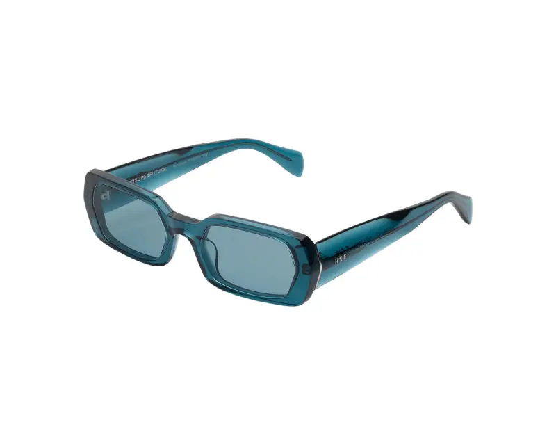 Unisex VX3 L'ALTRO TEAL Occhiali da sole Acetato Blu Azzurro Squadrata Normale