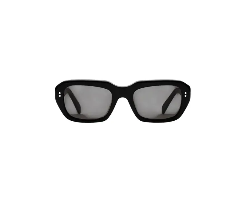 Retrosuperfuture Unisex W24 Miles Black Occhiali da sole Acetato Nero Nero Squadrata Normale miniatura 2