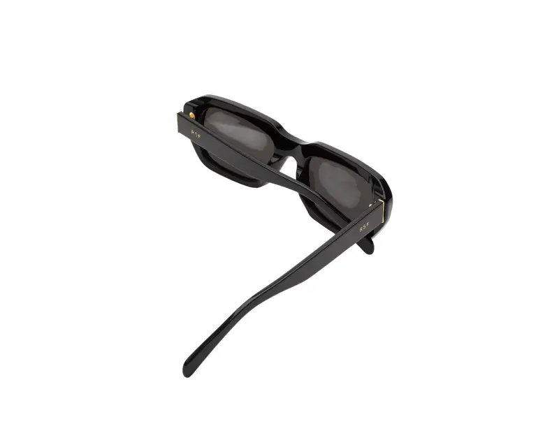 Retrosuperfuture Unisex W24 Miles Black Occhiali da sole Acetato Nero Nero Squadrata Normale miniatura 3