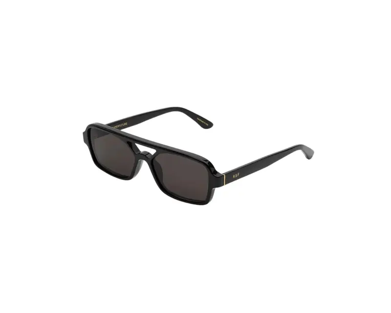 Retrosuperfuture Unisex XTA Vico Black Occhiali da sole Acetato Nero Nero Squadrata Normale